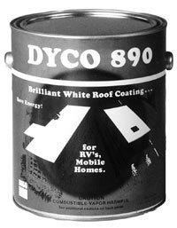 Dyco paints inc 890 white roof coat 5 gallon dyc890/5