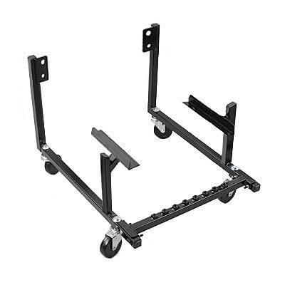 Summit engine cradle steel black wheels included dodge/dodge sm block la ea