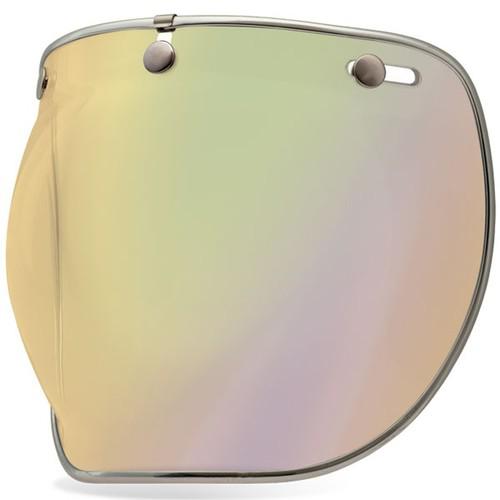 Bell custom 500 3-snap bubble deluxe shield gold iridium