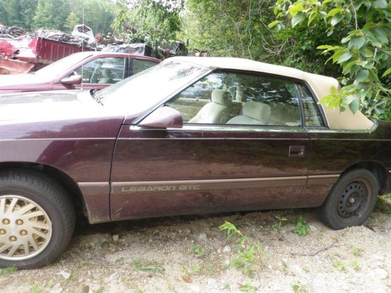 94 chrysler le baron lh left drivers used oem brown power front door