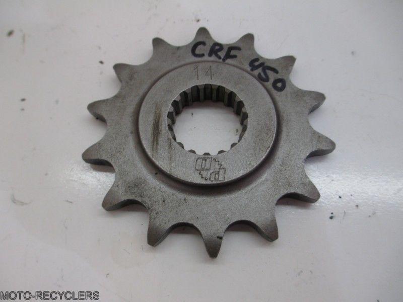 06 crf450r crf450 crf 450 d and p 14t front sprocket 180