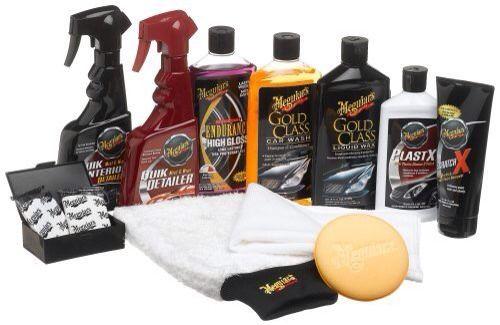 Meguiar's complete car care kit cleaning