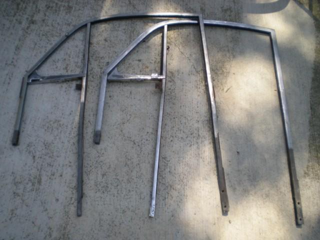 Porsche 356 coupe window frames left and right