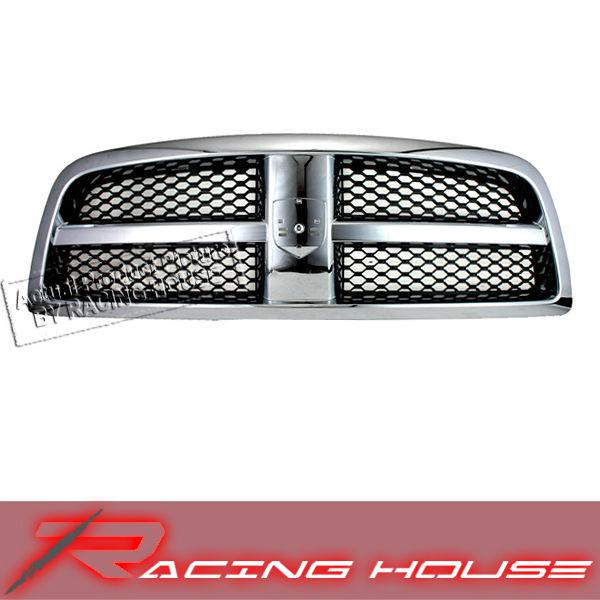 09-11 dodge ram 1500 slt st laramie front chrome grille grill new replacement