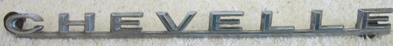 1967 chevrolet chevelle hood emblem part # 3893924 