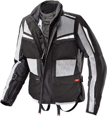 New spidi net force adult mesh jacket, black/gray, large/lg