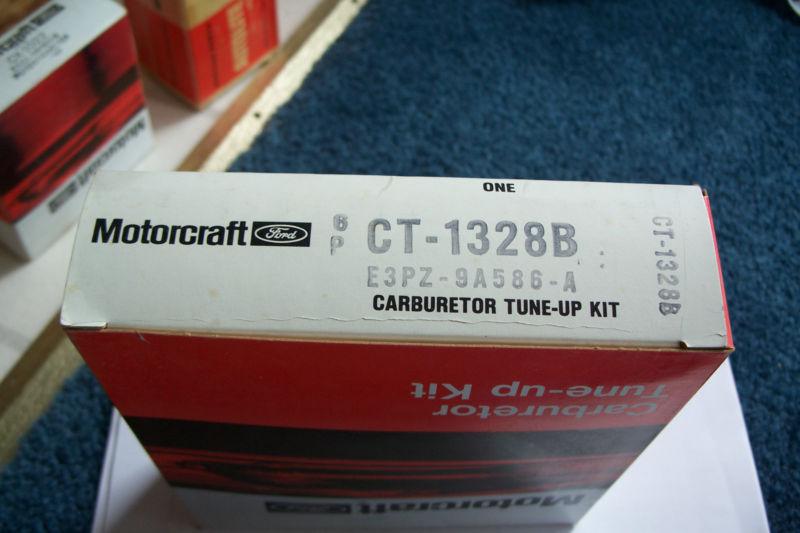 Nos ford motorcraft carburetor tune up kit  ct-1328b  e3pz-9a586-a factory seal
