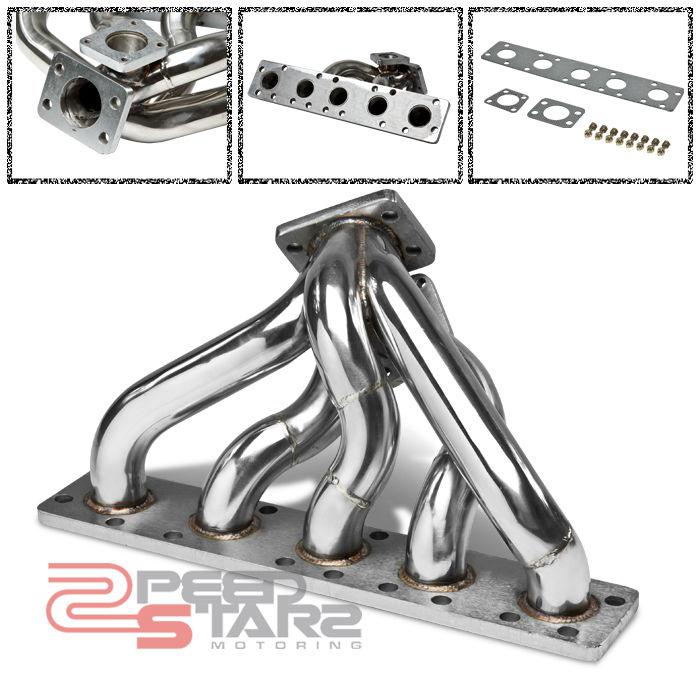 Audi s4/c4 typ 4a t3 stainless turbo exhaust manifold+38mm wastegate flange+bolt