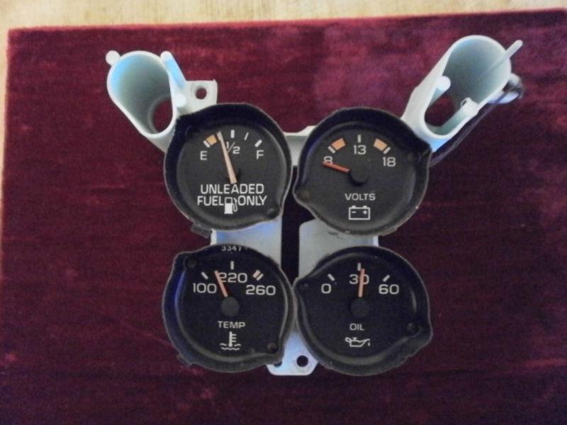 El camino, monte, malibu dash gauge pod with gauges