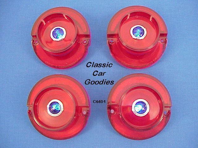 1964 chevy blue dot tail lights set of (4) for impala