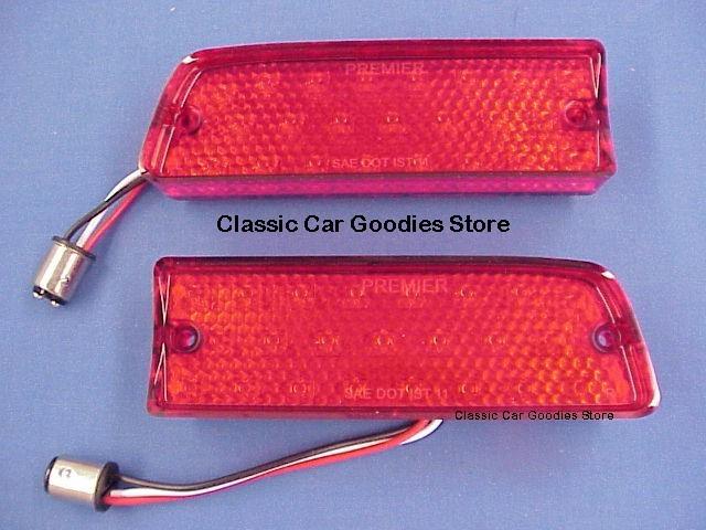 1964 chevy chevelle led tail & stop light inserts (2) new!