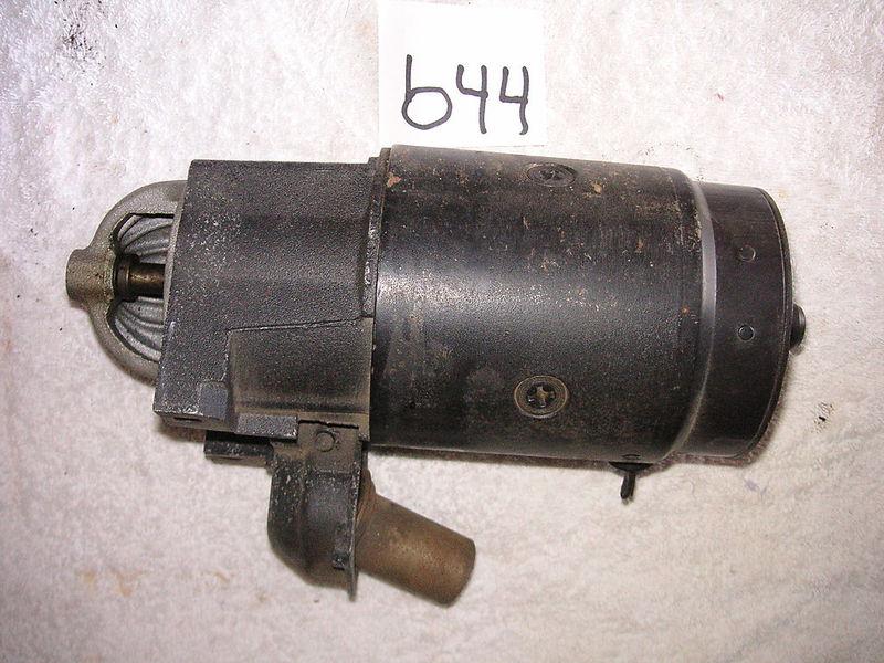 Rebuilt delco remy chevrolet starter nos tested and works. #3664