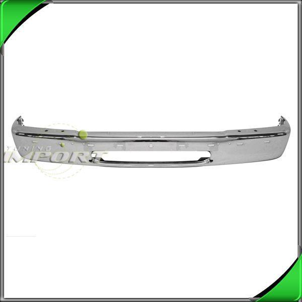 Front bumper face bar fo1002283 chrome 1995-1997 ford explorer 4dr xl wo limited