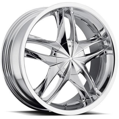 18x7.5 chrome platinum twin twist wheels 5x100 5x115 +38 chevrolet venture volt