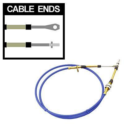 B&m 80740 shifter cable 6 ft. length eyelet/threaded ends blue each