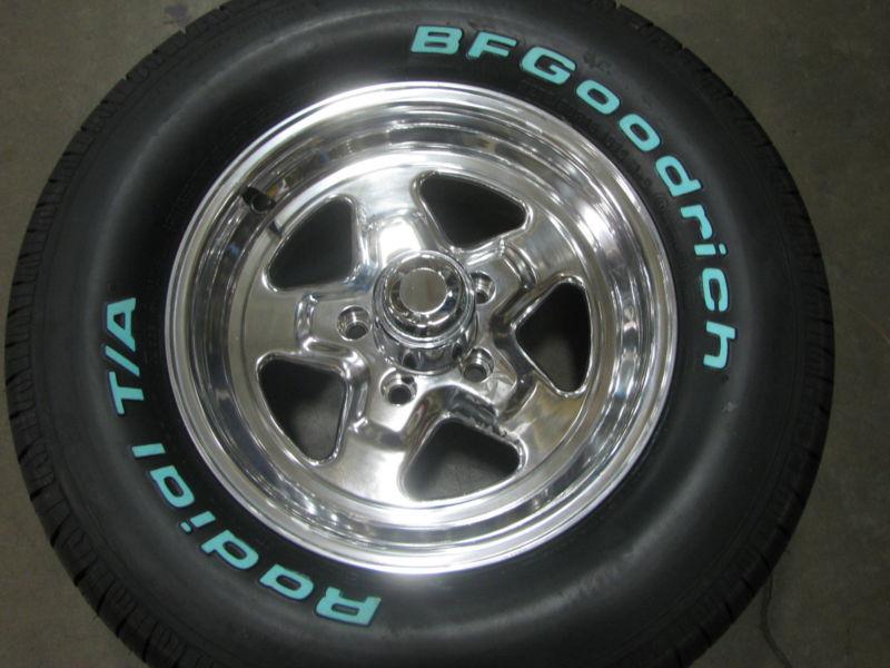 Bfgoodrich radial t/a tires 17476 and ultra wheels 15 x 8  521-5866