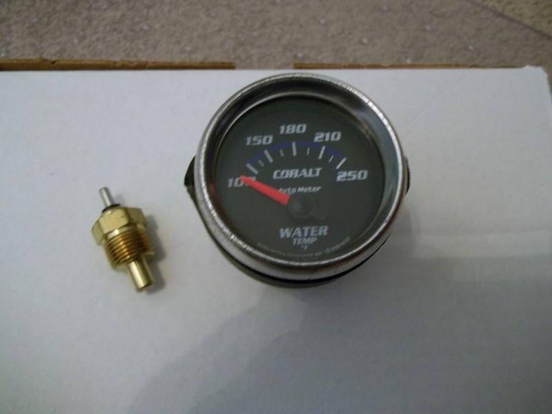 Autometer cobalt electric water temperature gauge 6137
