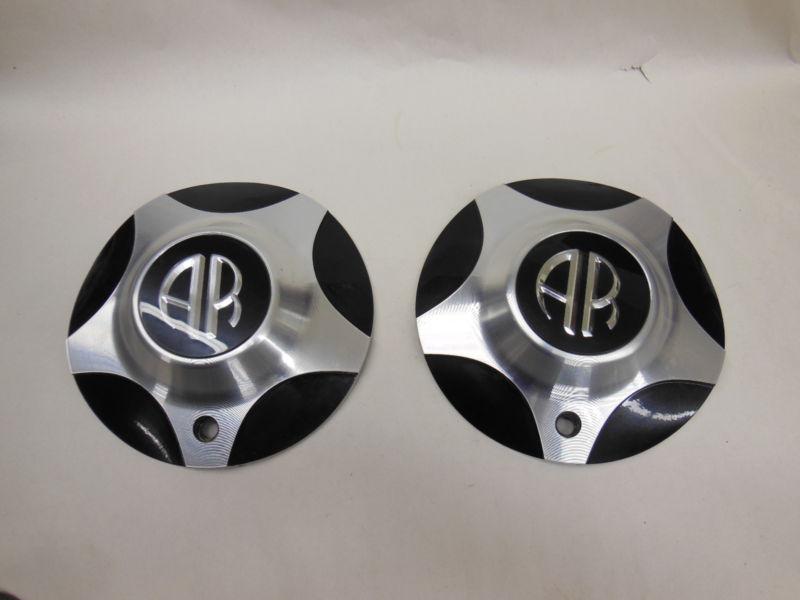 American Racing AR Center Caps Set of 4 Aluminum 899943 Rare Design 7" Inches