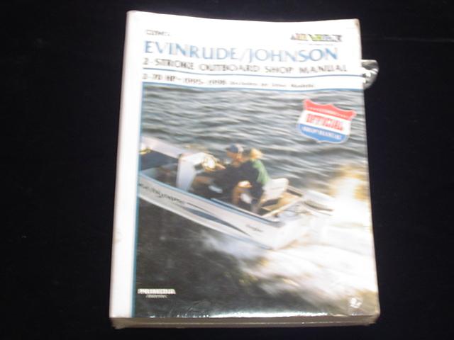 New clymer evinrude/johnson 2-70 hp 1995-1998 2-stroke outboard manual repair