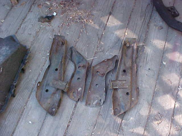 71-72 chevelle front bumper mount arms full set of 4 original used gm