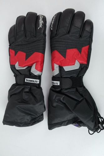 Vintage new chillfactor thermolite snowmobile winter gloves - xxl 2xl - black