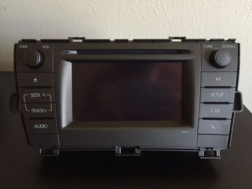 12-14 toyota prius information screen am fm cd player bluetooth touch screen