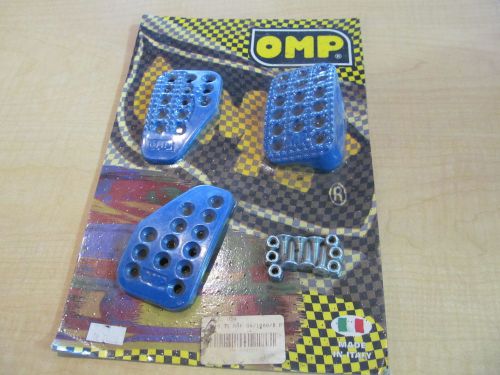 Omp oa/1000 aluminum blue 3 pedal set new