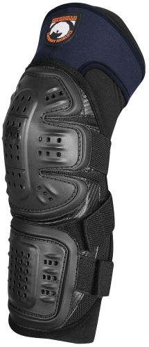 Fieldsheer black mens l/xl armadillo motorcycle elbow guards l/extra large
