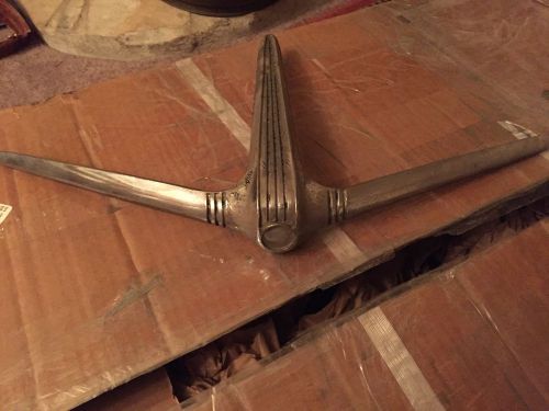 Willys jeep station wagon 3 wing hood ornament
