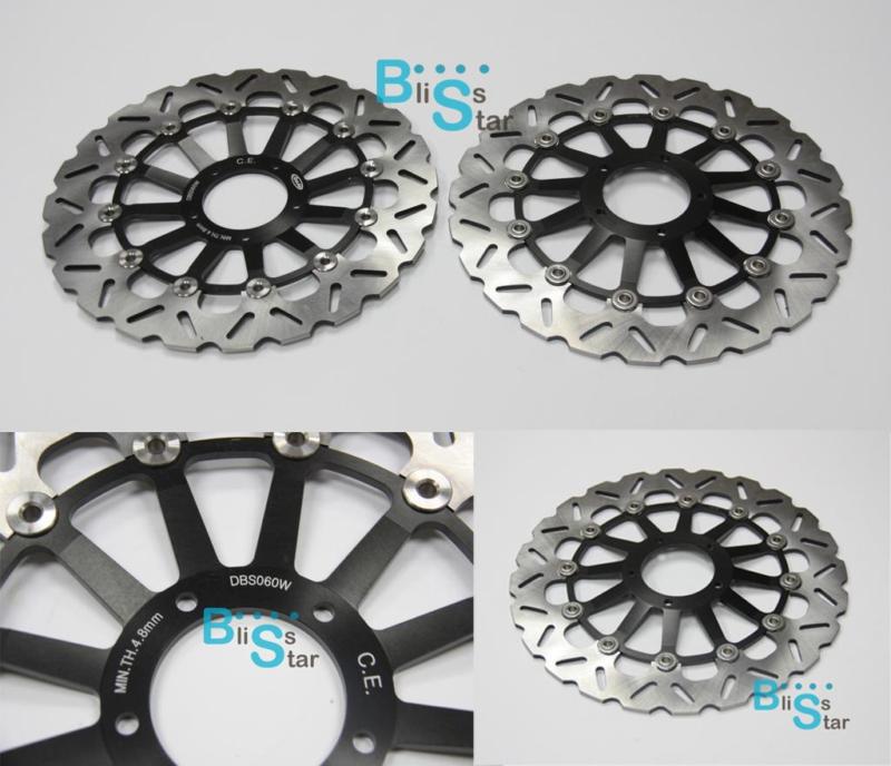 Front brake disc rotors for ducati 1098 1098s 1198 2009-2011