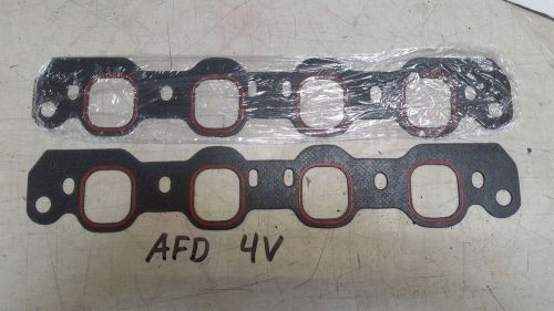 Intake gaskets sides for afd air flow dynamics 4v heads 351c cleveland ford sbf