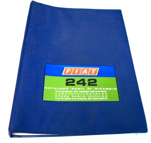 Fiat 242 1975 - original factory technical parts manual
