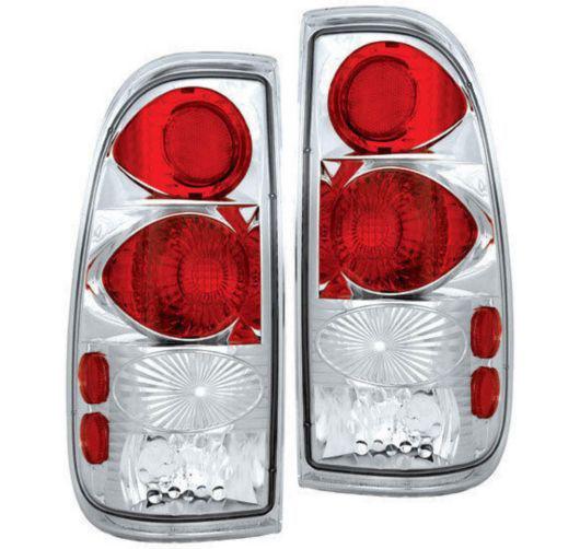 Ipcw tail light lamp set of 2 left & right side new clear lens f350 cwt-ce501c