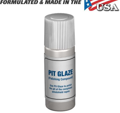 Windshield repair pit glaze / pit polish windshield repair systems