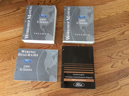 2009 ford e-series service repair workshop manual set