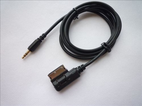Music interface ami mmi  3.5mm audio aux adapter cable vw audi q5 q8 q7 a4l a6l