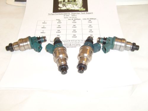 Mazda 1989-97 miata 500cc set of 4 direct fit  fuel injectors