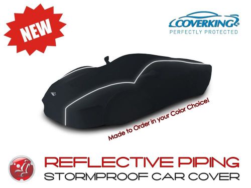 Coverking reflective piping tailored stormproof car cover for ferrari california