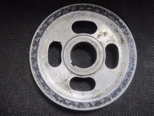 Porsche 912 / 356 / vw fully degreed crank pulley, used aftermarket