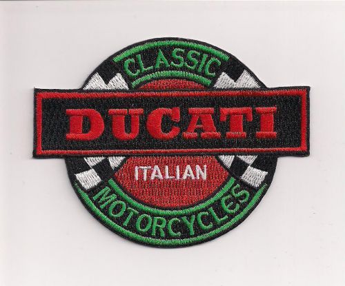 Ducati motorcycle 3.75&#034; patch. nice new