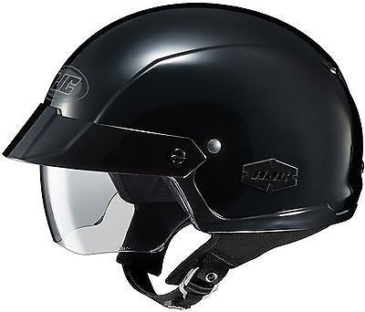 Hjc is-cruiser half shell street cruiser motorcycle helmet black xl