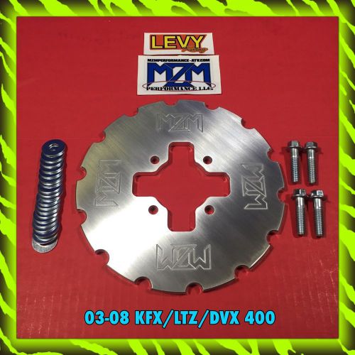 Mzm performance single sprocket guard 03-08 kawasaki kfx 400 &amp; suzuki z400