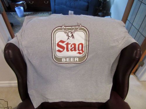 Stag beer xxl t shirt - long sleeve - grey