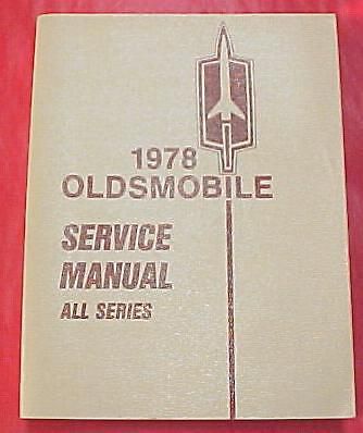 1978 oldsmobile toronado cutlass shop service manual