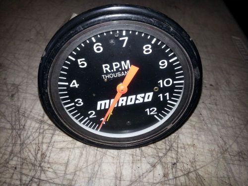 Moroso cable driven tachometer vintage restoration hot rat rod racing