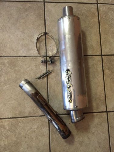 2002 - 2006 honda rvt1000r rc51 rvt 1000 two brother exhaust mufflers slip on