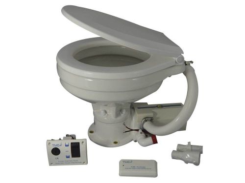 Electric marine toilet/head, small bowl, for boats &amp; rv - 12v - five oceans 3869