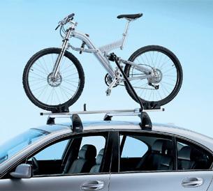 Bmw base rack system with touring/mountain bike rack