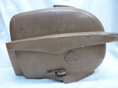 1956 johnson ad-10m 7.5hp cowl shroud cover hood 376627 boat motor outboard