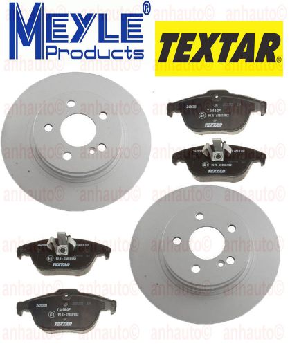 Mercedes benz  c250 12-15 / c300 08-14  quality rear brake pads &amp; rotors